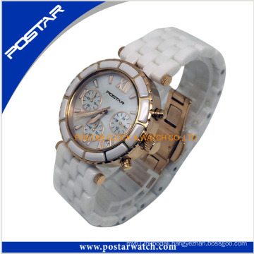 Attractive Round Digital Watch Charming Watch with Stones